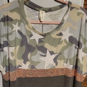 Plus size womens shirt